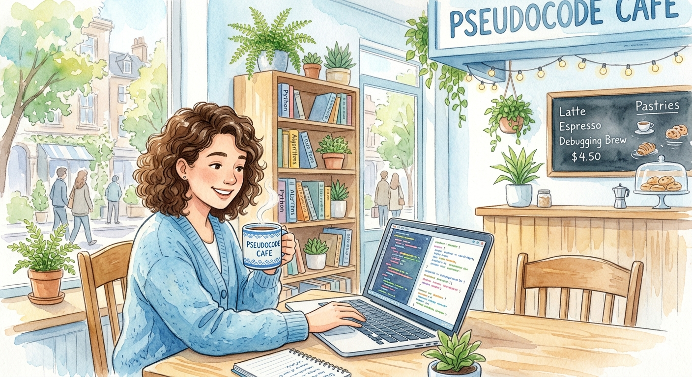 Illustration of the Pseudocode Café